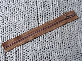  ^/--/^ Застежка *молния*  cветло-коричневая L=20 cm ^_^^^ Застібка * блискавка * cветло-коричнева L = 20 cm - фото фото фото