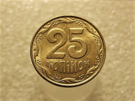 Обігові Обиходные ^/--/^ 25 копійок 2010 рік Україна &amp;quot; Штемпельний Блиск &amp;quot;  (386+) ^_^^^ 25 копеек 2010 год Украина &amp;quot; Штемпельный Ближний &amp;quot; (386+) - фото фото фото