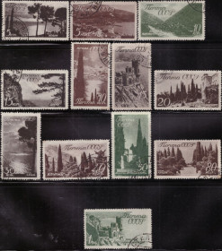 СРСР - СССР - ^/--/^ СССР. Виды Крыма и Кавказа  (серия) 1938 г. ^_^^^ СРСР. Види Криму і Кавказу (серія) 1938 - фото фото фото
