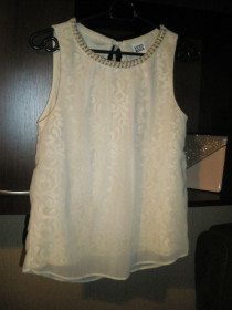 Блузки, сорочки Блузки, рубашки ^/--/^ VERO MODA Блуза с бусинами S ^_^^^ VERO MODA Блуза з бусинами S - фото фото фото