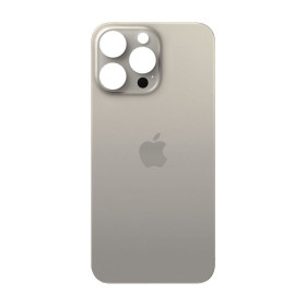 Корпуса на iPhone Корпуса на iPhone ^/--/^ Кришка задня iPhone 15 Pro Max Natural Titanium   (великий виріз під камеру) ^_^^^ Крышка задняя iPhone 15 Pro Max Natural Titanium (большой вырез под камеру) - фото фото фото