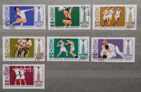Спорт Спорт ^/--/^ Монголия 1980 г - Олимпийские игры, Москва, 14 шт  (см.фото) ^_^^^ Монголія 1980 р - Олімпійські ігри, Москва, 14 шт (див.фото) - фото фото фото