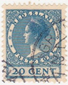 Бенілюкс Бенилюкс ^/--/^ Голландия 1924 г. № 157 гашеная ^_^^^ Голландія 1924 No 157 гашена - фото фото фото