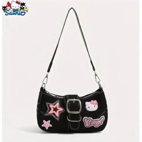 Клатчі Клатчи ^/--/^ Чорна сумка на плече Sanrio Hello Kitty Y /--/ 2 /--/ K з прикрасами ^_^^^ Черная сумка на плечо Sanrio Hello Kitty Y /--/ 2 /--/ K с украшениями - фото фото фото