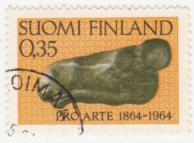 Скандинавія Скандинавия ^/--/^ Финляндия 1964 г. № 592 гашеная ^_^^^ Фінляндія 1964 р. No 592 гашена - фото фото фото