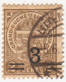 Бенілюкс Бенилюкс ^/--/^ Люксембург   1915 г № 109 гашеная ^_^^^ Люксембург 1915 р. No 109 гашена - фото фото фото