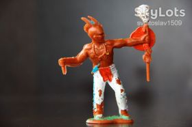Фігурки, солдатики Фигурки, солдатики ^/--/^ индеец ирокез с ножом Crescent 60-65 /--/ мм Англия ОРИГИНАЛ ^_^^^ індіанець ірокез з ножем Crescent 60-65 /--/ мм Англія Орігінал - фото фото фото