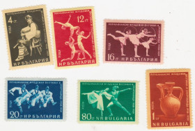 Балканський півострів Балканский полуостров ^/--/^ Болгария 1959 г № 1121‑1126 **серия ^_^^^ Болгарія 1959 р. No 1121-1126 **серія - фото фото фото