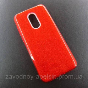Чохли, бампера Чехлы, бампера ^/--/^ Xiaomi Redmi 5 plus 5+ чехол блестки Shining красный ^_^^^ Xiaomi Redmi 5 plus 5+ чохол блискавки Shining червоний - фото фото фото
