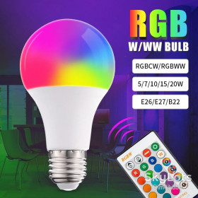 Лампи, лампочки Лампы, лампочки ^/--/^ Лампа 15 /--/ W Е /--/ 27 RGBW / RGBWW LED светодиодная мультицветная с пультом вид /--/ 1 ^_^^^ Лампа 15 /--/ W E /--/ 27 RGBW / RGBW LED світлодіодна мультиколірна з пультом вид /--/ 1 - фото фото фото