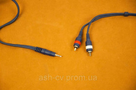 Інші комплектуючі Другие комплектующие ^/--/^ Кабель AUX DAP 3.5 /--/ mm RCA (150 /--/ см) - фото фото фото