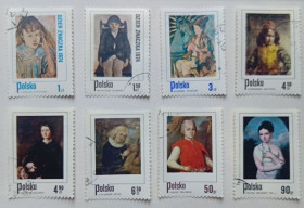 Польща Польша ^/--/^ Польша 1974 Детская живопись, гашеные (I) ^_^^^ Польща 1974 Дитячий живопис, гашені (I) - фото фото фото