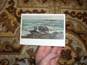 СРСР СССР ^/--/^ Море Худ.В.Бурлаков 1960 /--/ г. ^_^^^ Море Худ.В. Бурлаков 1960 /--/ р. - фото фото фото