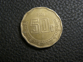 Мексика Мексика ^/--/^ 50 сентаво Мексика 2006 г ^_^^^ 50 сентаво Мексика 2006 - фото фото фото