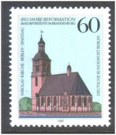 НДР, ФРН ГДР, ФРГ ^/--/^ ZM Германия  Берлин 1989 г MNH - архитектура ^_^^^ ZM Німеччина Берлін 1989 р MNH - архітектура - фото фото фото