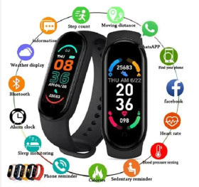 Фітнес браслети Фитнес браслеты ^/--/^ Smart Band м 6 фитнес браслет, черный ^_^^^ Smart Band м 6 фітнес браслет, чорний - фото фото фото
