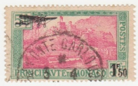 Малі Держави Європи Малые Государства Европы ^/--/^ Монако  1933  г..№ 137 гашеная ^_^^^ Монако 1933 р. No 137 гашена - фото фото фото
