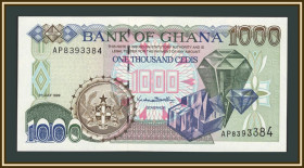 Гана Гана ^/--/^ Гана 1000 седи 1999 P-32  (32 /--/ d) UNC ^_^^^ Гана 1000 седі 1999 P-32 (32 /--/ d) UNC - фото фото фото