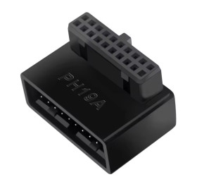 Шлейфи, перехідники Шлейфы, переходники ^/--/^ Адаптер 90-градусный USB 3.0 с внутренним разъемом 19/20 /--/ P PH /--/ 19 /--/ A для материнской платы компьютера ^_^^^ Адаптер 90-градусний USB 3.0 з внутрішнім роз'ємом 19/20 /--/ P PH /--/ 19 /--/ A для материнської плати комп'ютера - фото фото фото