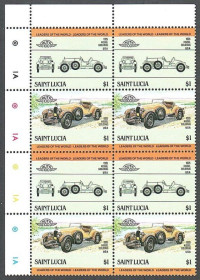 Транспорт Транспорт ^/--/^ Сент-Люсия  (1985) Автомобиль Kissel Goldbug 1925 года. Квартблок ^_^^^ Сент-Люсія (1985) Автомобіль Kissel Goldbug 1925. Квартблок - фото фото фото