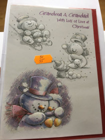 Іноземні Иностранные ^/--/^ Листівка Англія. Grandma Grandad Witn Lots of Love at Christmas. ^_^^^ Листовка Англия. Grandma Grandad Witn Lots of Love at Christmas. - фото фото фото