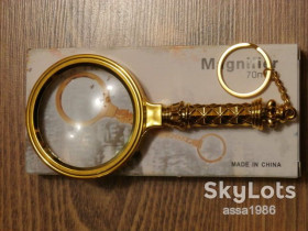 Лупи, лінзи Лупы, линзы ^/--/^ Ювелірна Лупа Antique Classic Maqnifyinq Glass діаметр 70 /--/ мм,Збільшеня 6 /--/ х під золото ^_^^^ Ювелирная Лупа Antique Classic Maqnifyinq Glass диаметр 70 /--/ мм, Увеличение 6 /--/ х под золото - фото фото фото