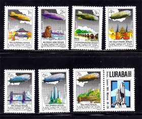 Транспорт Транспорт ^/--/^ Авиация . Венгрия  1981 г  MNH - ^_^^^ Угорщина 1981 р MNH - - фото фото фото