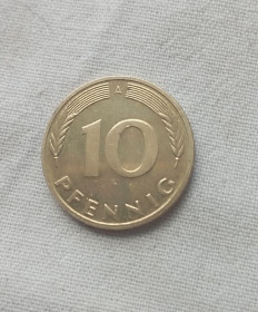 Сучасні c  року Современные c  года ^/--/^ Германия  10 пфеннингов 1993  г. ^_^^^ Німеччина 10 пфеннінгів 1993 - фото фото фото