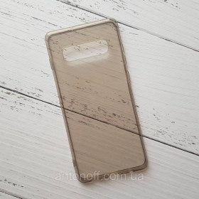 Зарядні пристрої Зарядные устройства ^/--/^ Чохол для Samsung Galaxy S /--/ 10 Plus (G /--/ 975) силіконовий, прозорий, сірий ^_^^^ Чехол Samsung G /--/ 975 /--/ F Galaxy S /--/ 10 Plus для телефона силиконовый прозрачный - фото фото фото