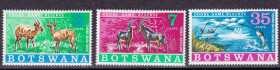 Фауна Фауна ^/--/^ Фауна .  Ботсвана  1967  г MNH - серия ^_^^^ Ботсвана 1967 MNH - серія - фото фото фото