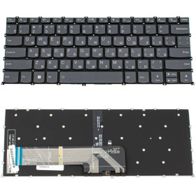 Клавіатури Клавиатуры ^/--/^ Клавиатура для ноутбука LENOVO (IdeaPad: 5-14 series), rus, onyx black, без фрейма, подсветка клавиш ^_^^^ Клавіатура для ноутбука LENOVO (IdeaPad: 5-14 series), rus, onyx black, без фрейму, підсвічування клавіш - фото фото фото