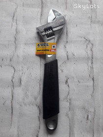 Ключі Ключи ^/--/^ Ключ розвідний MASTERTOOL 300 мм 0-35 мм з обгумованою ручкою 76-0124 ^_^^^ Ключ разводной MASTERTOOL 300 мм 0-35 мм с обрезанной ручкой 76-0124 - фото фото фото