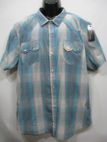 Сорочки Рубашки ^/--/^ Мужская рубашка с коротким рукавом Levi's р.54 (049 /--/ RK) (только в указанном размере, только 1 шт) ^_^^^ Чоловіча сорочка з коротким рукавом Levi's р.54 (049 /--/ RK) (тільки в зазначеному розмірі, тільки 1 шт) - фото фото фото