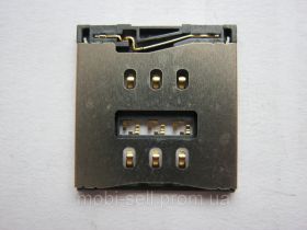 Роз'єми, гнізда Разъемы, гнезда ^/--/^ Коннектор SIM-карты для Apple iPhone 5 /--/ C, iPhone 5 /--/ S ^_^^^ Коннектор SIM-карти для Apple iPhone 5 /--/ C, iPhone 5 /--/ S - фото фото фото