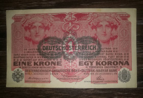 Австрія Австрия ^/--/^ Австрия 1 крона 1919 &amp;quot;DEUTSCHÖSTERREICH&amp;quot; Австро-Венгрия 1916 ^_^^^ Австрія 1 крона 1919 &amp;quot; DEUTSCHÖSTERREICH&amp;quot; Австро-Угорщина 1916 - фото фото фото
