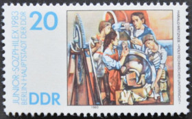 Інше Другое ^/--/^ ГДР Юношеская Филвыставка Живопись 1983 ^_^^^ НДР Юнацька Філвиставка Живопис 1983 - фото фото фото
