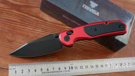 Ножі, мультітули Ножи, мультитулы ^/--/^ TRIVISA Hornet-08 /--/ R, 14 /--/ C /--/ 28 /--/ N Black, Aluminum Red &amp; G /--/ 10 Black, Ceramic Ball Bearing, Outdoor, EDC, Crossbar Lock ^_^^^ TRIVISA Hornet-08 /--/ R, JM /--/ 01-RAI-14, 14 /--/ C /--/ 28 /--/ N Black, Aluminum Red &amp; G /--/ 10 Black, Ceramic Ball Bearing, Outdoor, EDC, Crossbar Lock - фото фото фото