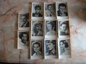 СРСР СССР ^/--/^ Артисты кино и театра, 11 шт., 1959 - 1960 г.в. ^_^^^ Артисти кіно і театру, 11 шт., 1959 - 1960 р.в. - фото фото фото