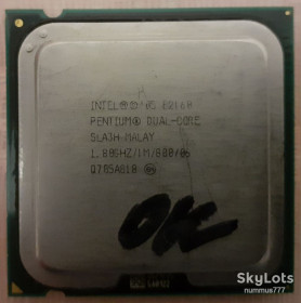Процесори Процессоры ^/--/^ Процесор 775 сокет Intel Pentium E /--/ 2160 SLA /--/ 3 /--/ H 1.8 GHz rev.L /--/ 2 800 шина Тест ОК Уцінено! ^_^^^ Процессор 775 сокет Intel Pentium E /--/ 2160 SLA /--/ 3 /--/ H 1.8 GHz rev. L /--/ 2 800 шина Тест ОК Уценен! - фото фото фото