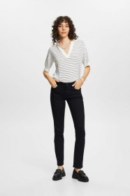Жіночі Женские ^/--/^ Базові жіночі чорні джинси esmara slim fit medium waist слім с... ^_^^^ Базовые женские черные джинсы esmara slim fit medium waist слим с... - фото фото фото