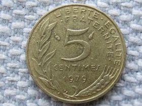 Франція Франция ^/--/^ Франция, 5 сантимов 1979 года #1319 ^_^^^ Франція, 5 сантимів 1979 року #1319 - фото фото фото