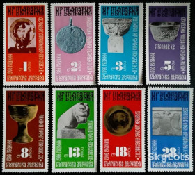 Балканський півострів Балканский полуостров ^/--/^ Болгария 1974 искусство археология Mi 2392-2399 MNH ^_^^^ Болгарія 1974 мистецтво археологія Mi 2392-2399 MNH - фото фото фото