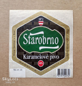 Етикетки Этикетки ^/--/^ Этикетка пивная Starobrno karamelové. Чехия. ^_^^^ Етикетка пивна Starobrno karamelové Чехія. - фото фото фото