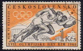 Чехословаччина Чехословакия ^/--/^ Чехословаччина 1960 - Літні олімпійські ігри Рим  (Г) ^_^^^ Чехословакия 1960 - Летние олимпийские игры Рим (Г) - фото фото фото
