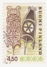 Скандинавія Скандинавия ^/--/^ Финляндия 1976 г. № 795 гашеная ^_^^^ Фінляндія 1976 р. No 795 гашена - фото фото фото