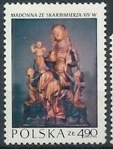 Інше Другое ^/--/^ Польша Мадонна из Скарбимежа ( Мадонна на Львах) 1967 ^_^^^ Польща Мадонна з Скарбімежа (Мадонна на Левах) 1967 - фото фото фото