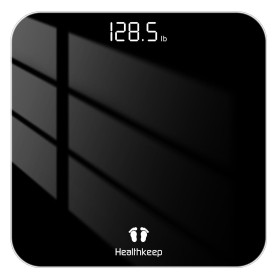 Ваги Весы ^/--/^ Лот № 15783 Цифрові ваги для ванної кімнати Healthkeep EB /--/ 1224, світлодіодний дисплей, вантажопідйомність 180 кг, безпечні закруглені кути - фото фото фото