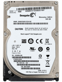 Жорсткі диски Жесткие диски ^/--/^ HDD диск 2.5 500 /--/ GB Seagate ST /--/ 9500325 /--/ AS 5400 8 /--/ mb s_n rlqw_y /--/ 0 /--/ ms - фото фото фото