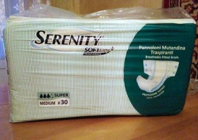 Інше Другое ^/--/^ памперсы Подгузники підгузки  ДЛЯ ВЗРОСЛЫХ  SERENITY  medium в пачке 30 шт. НОВЫЕ ^_^^^ Подгузники подгузники для взрослых SERENITY medium в пачке 30 шт. Новое - фото фото фото