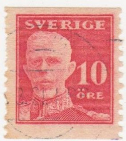 Скандинавія Скандинавия ^/--/^ Швеция 1920 г. №  129 гашеная ^_^^^ Швеція 1920 р. No 129 гашена - фото фото фото
